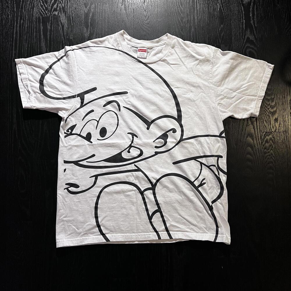 Supreme Smurfs Tee Shirt White